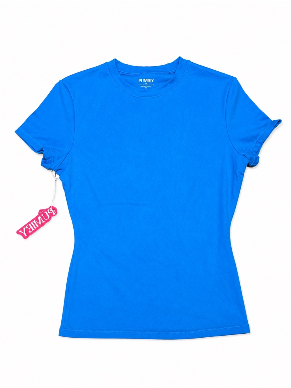PUMIEY Second Skin Fitted Crew Neck Top XS – New With Tags